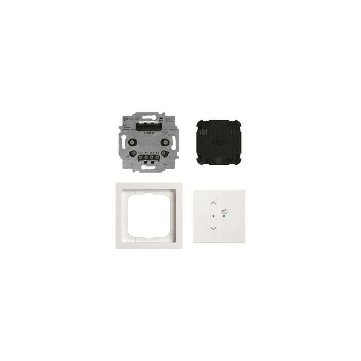 Busch-Jaeger 62731/UJ-84-WL Jalousie-Eins. flex, 1f Komplettset mit 2-fach Bedienelement,