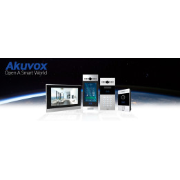 Видеодомофон Akuvox R20A, черный, наружный, накладной