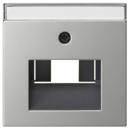 GIRA 0284600 Abdeckung Beschriftungsfeld AAE/IAE + Netzwerk System 55 Edelstahl