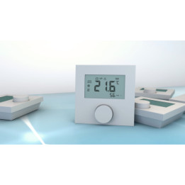 Moehlenhoff RDS 61011-N7 Alpha Smartware Raumbediengerät Display su Feuchtesensor, weiss