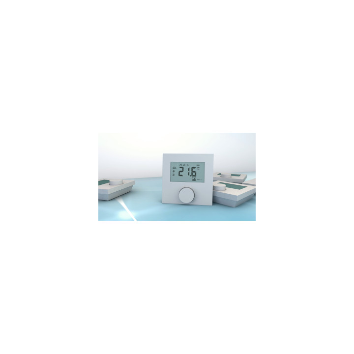 Moehlenhoff RDS 61011-N7 Alpha Smartware Raumbediengerät Display su Feuchtesensor, weiss