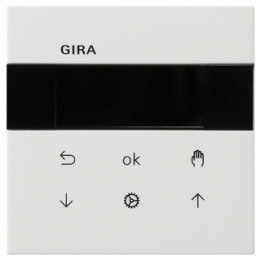 GIRA 5366112 S3000 Jalousie- + Schaltuhr Display Flächenschalter Reinweiß