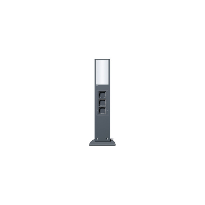 GIRA 134928 E-Säule Licht + 3x Leereinheit 769 mm Gira Energiesäule Anthrazit