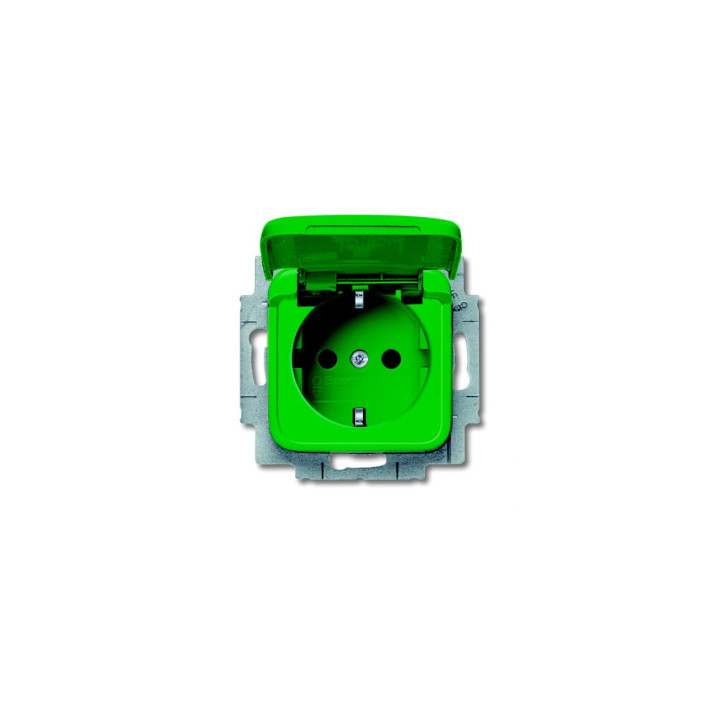 Busch-Jaeger 20 EUKB-13-212-101 SCHUKO® Steckdosen-Einsatz mit Klappdeckel