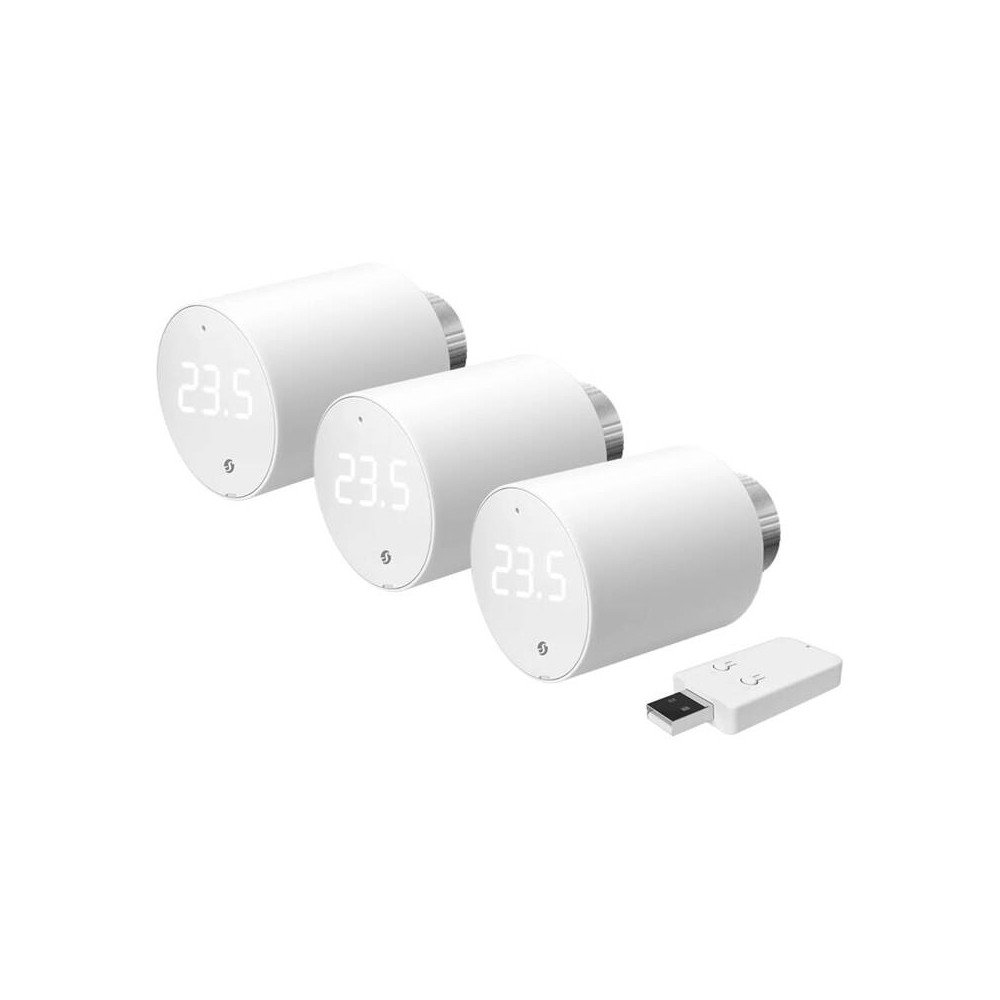 Shelly BLU TRV termostaadipea, WiFi/Bluetooth (3 tukki koos juhtseadmega)