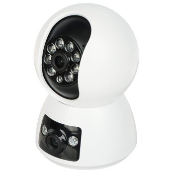 DVIGUBA VIDAUS PAkreipiama IP KAMERA APTI-W21A1-TUYA Tuya Smart Wi-Fi, 1080p 2 x 3,6 mm