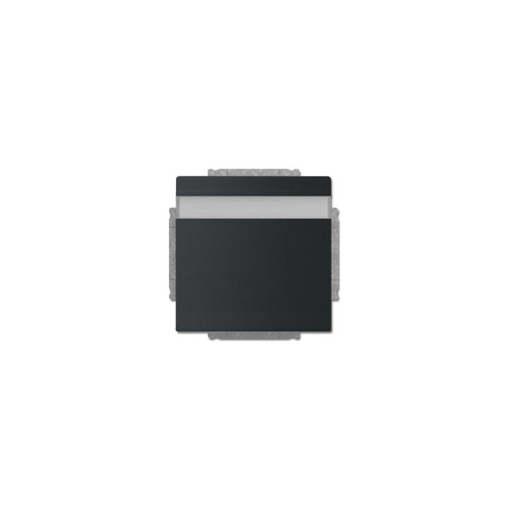 Busch-Jaeger 20 EUKNB-885 SCHUKO® Steckdosen-Einsatz mit Klappdeckel und Beschriftungsfeld
