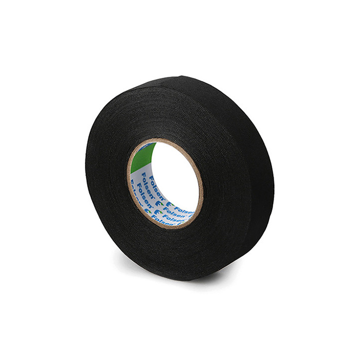 Folsen tekstiilist isoleerlint 19mm x 25m, must