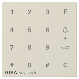 GIRA 851301 Система Aufsatz Codetastatur 55 Cremeweiß