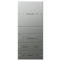 GIRA 2134602 Wippenset 4ф (1+3) бещр. Система 55 Эдельшталь