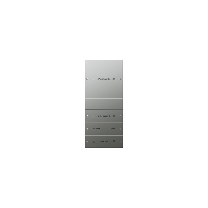GIRA 2134602 Wippenset 4ф (1+3) бещр. Система 55 Эдельшталь