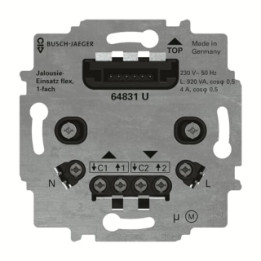 Busch-Jaeger 64831 U Jalousie-Einsatz flex, 1-fach