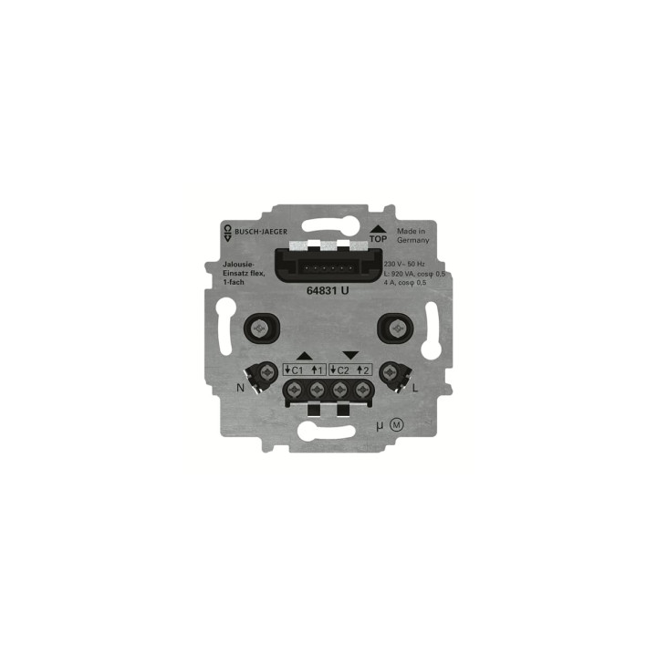 Busch-Jaeger 64831 U Jalousie-Einsatz flex, 1-fach