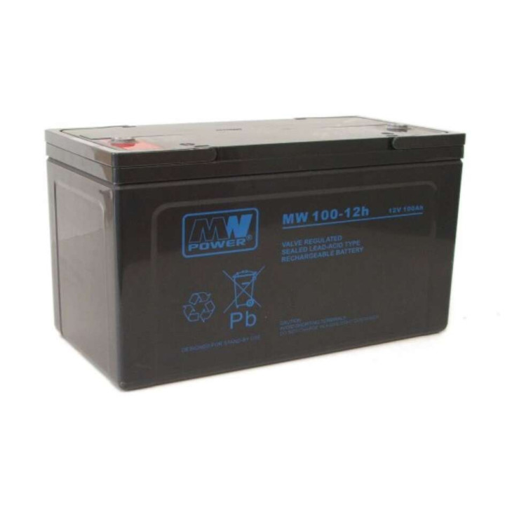 Akumulator AGM MW 100-12 12V 100Ah Long Life (żywotność 6-9 lat)