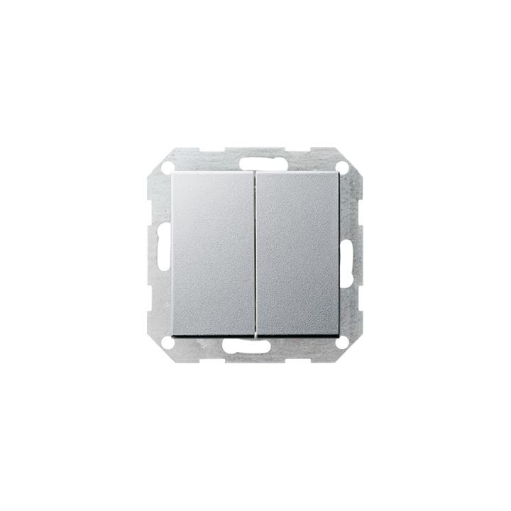 GIRA 286026 Tastschalter Serien gerade System 55 Farbe Alu
