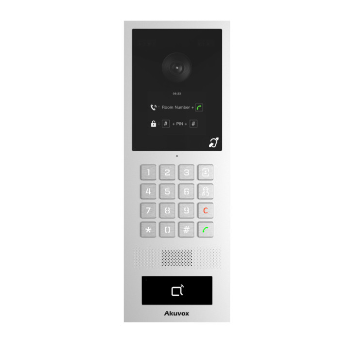 Домофон Akuvox S532-IL, уличный IP видеодомофон 2MP с индукционной петлей