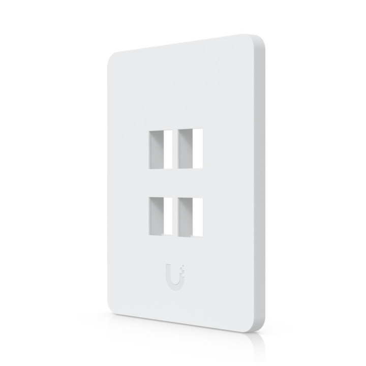 Ubiquiti UACC-WP-Keystone-V-4P – Zestaw czterech pionowych gniazd naściennych, 4x Keystone