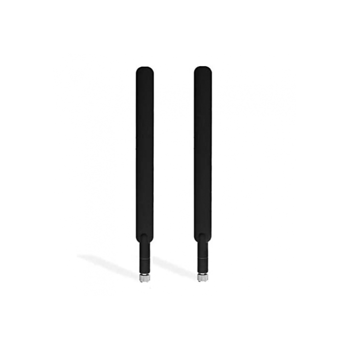2x WLAN/WiFi (Wireless LAN) RP-SMA Antenna and Signal Amplifier 2.4GHz 10dBi Dual-band, 2 pc.