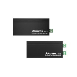 Akuvox NX-2/NC-2 Module Set LAN+PoE to 2-Wire Bus