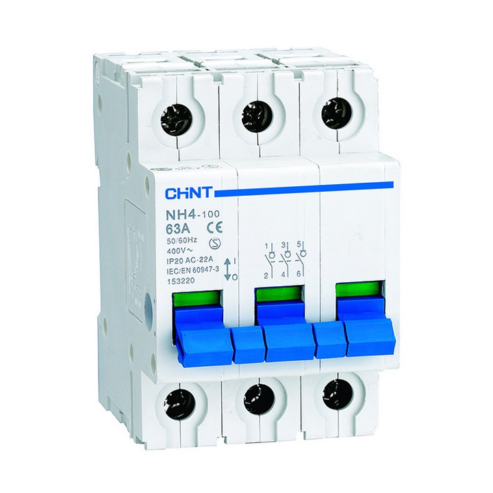 Chint NH4 CFS028 3P 32A Isolator Switch