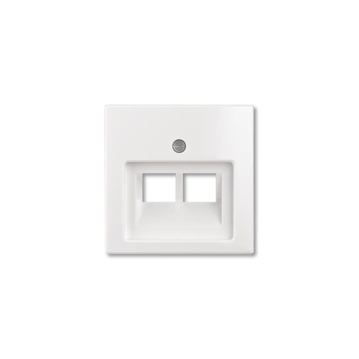ABB Basic 55 2-Gang Socket Frame White | ASK603