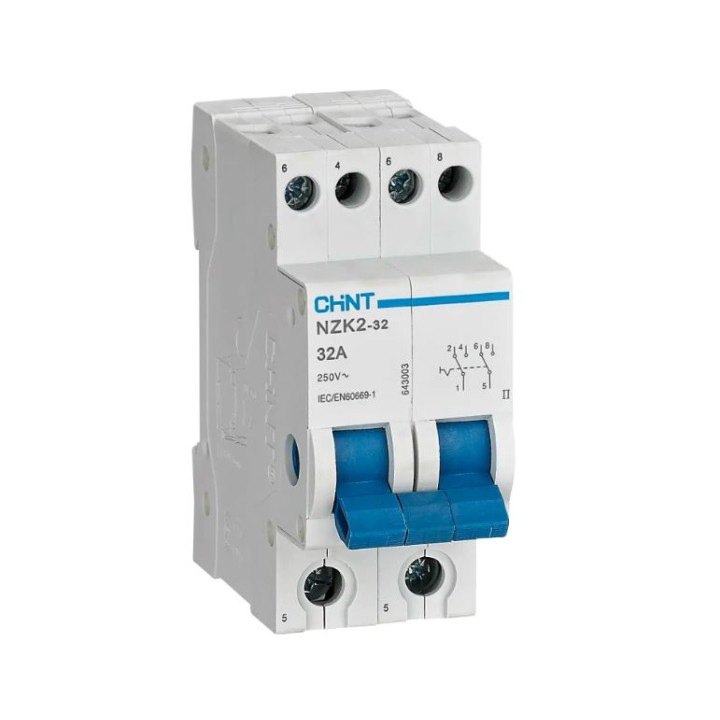 CHINT NZK2 Changeover Switch 2P 32A