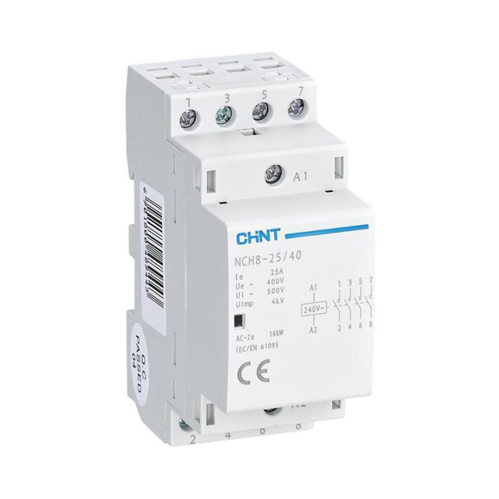 KONTAKTORS MODULĀRAIS 4NO 25A 230VAC