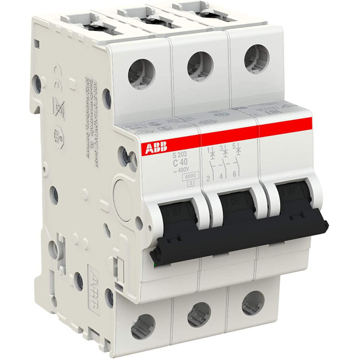 AUTOMĀTSLĒDZIS S203 3P 25A B