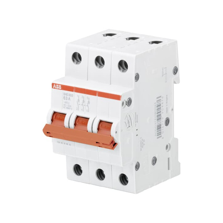 ABB SHD203 3P 25A Load Break Switch IP20