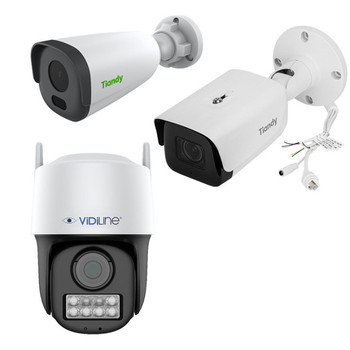 Tiandy TC-C35TS Camera Kit + VIDI-PTZ-233 + TC-C32GP