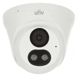 Uniview IPC3618LE-ADF28KC-DL 8MP 4K IP drošības kamera ar 30m IR un baltās gaismas LED, āra