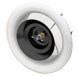 Lindab Airy Diffuser Housing D160 White