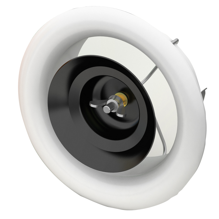 Lindab Airy Diffuser Housing D160 White