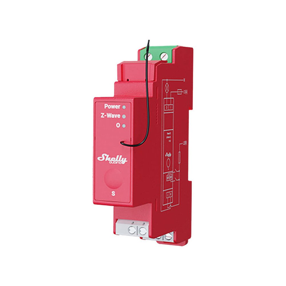 Shelly Qubino Pro 1PM DIN-, 1 , Z-Wave ( )