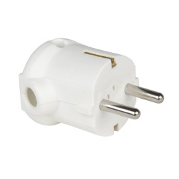 PCE 3 kontaktų pramoninis kištukas 16A 250V IP20, baltas