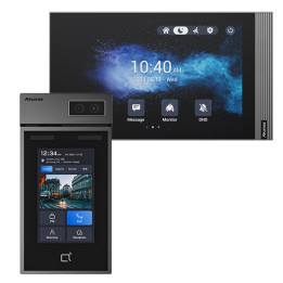 Комплект видеодомофона Akuvox S535 с наружным модулем и монитором S563W, Wi-Fi Android PoE