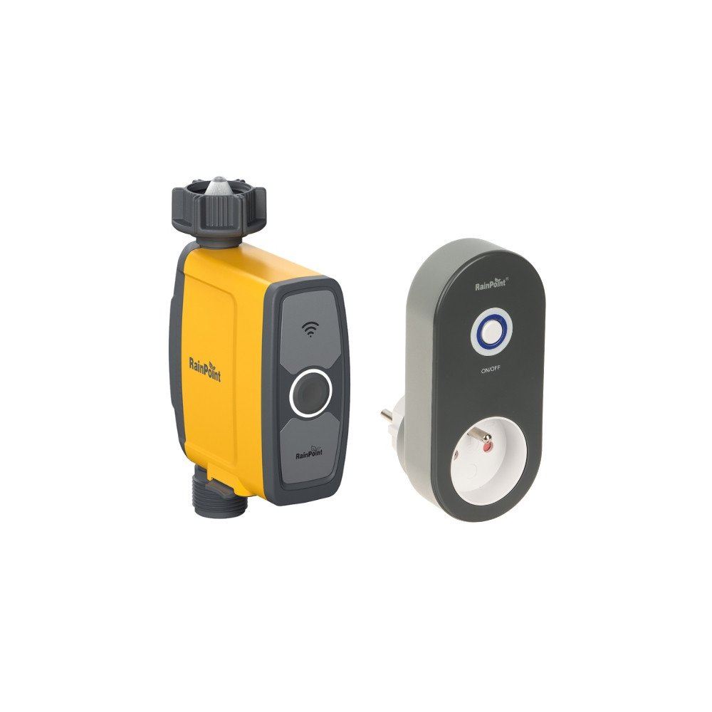 Alykas kasteluventtiilin ajastin WIFI-keskittimella TWG004WRF+TTV103WRF Tuya Smart RainPoint