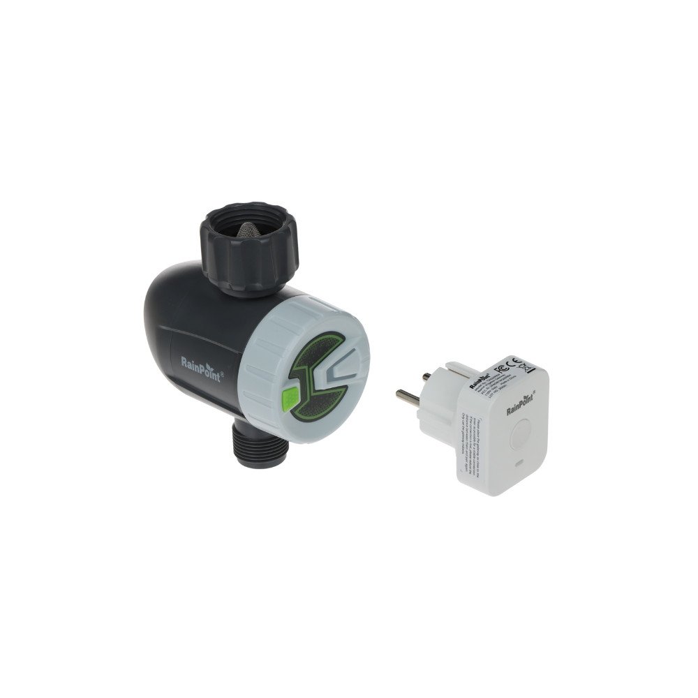 Alykas kasteluventtiilin ajastin WIFI-keskittimella TTV102B+TWG009BW Tuya Smart RainPoint