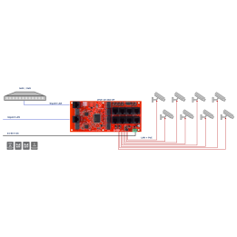 ATTE xPoE-10-20A-OF 10 portu PoE slēdzis 8 PoE+2 Gigabit
