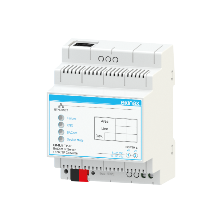 Vārtejas BACnet MS/TP serveris - KNX TP - KNX savietojams