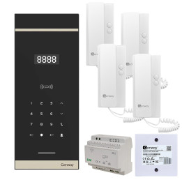 Комплект домофона Genway WL-03NL-V3 цифровой на 4 семьи