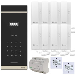 Комплект домофона Genway WL-03NL-V3 цифровой на 8 квартир