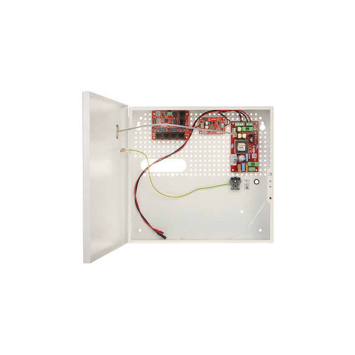 ATTE IPUPS-5-11-F PoE Switch with Backup Power Supply Kit for 5 IP Cameras, 40W, 12/48VDC, Long Range 280m