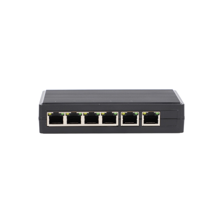 PoE коммутатор VidiLine ViDi-F0411FE на 4 порта, 60W, 100Mbps с 2 RJ45 Uplink