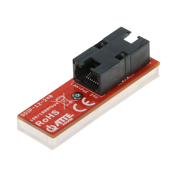 Гигабитный PoE-адаптер ATTE SDIP-12-240 с понижением напряжения до 24 В