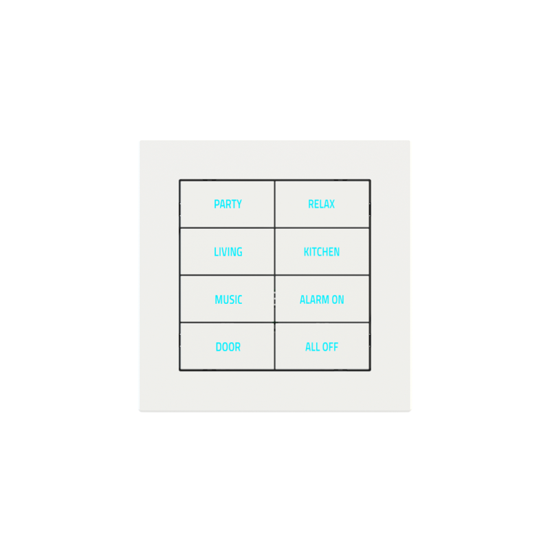 Ekinex Square Plate Deep (FF/71/20Venti) (87x87)
