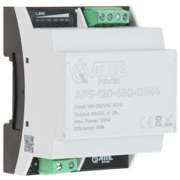 ATTE APS-120-550-DIN4 Импульсный источник питания 55 В 120 Вт в корпусе DIN4