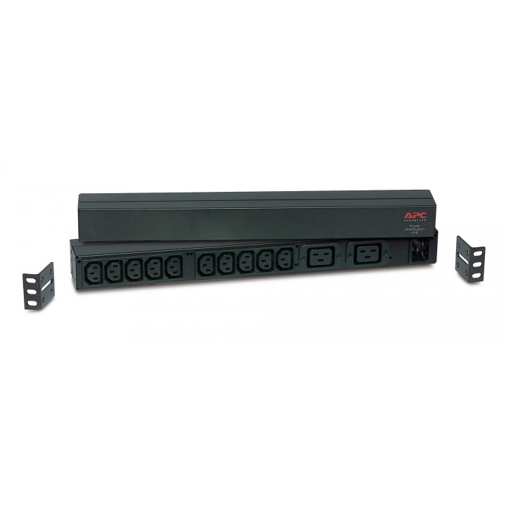APC RACK PDU BASIC 1 U, 16 А, 230 В, блок распределения питания (PDU), 12 розеток переменного тока, 0U/1U, черный