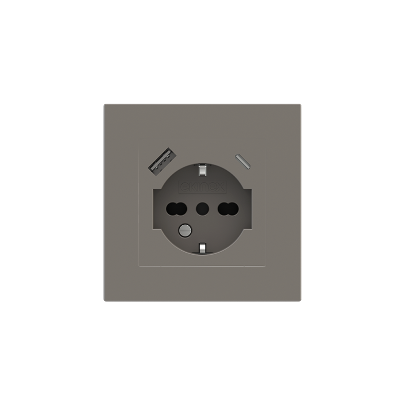 Ekinex Square Plate Deep (FF/71/20Venti) (87x87)