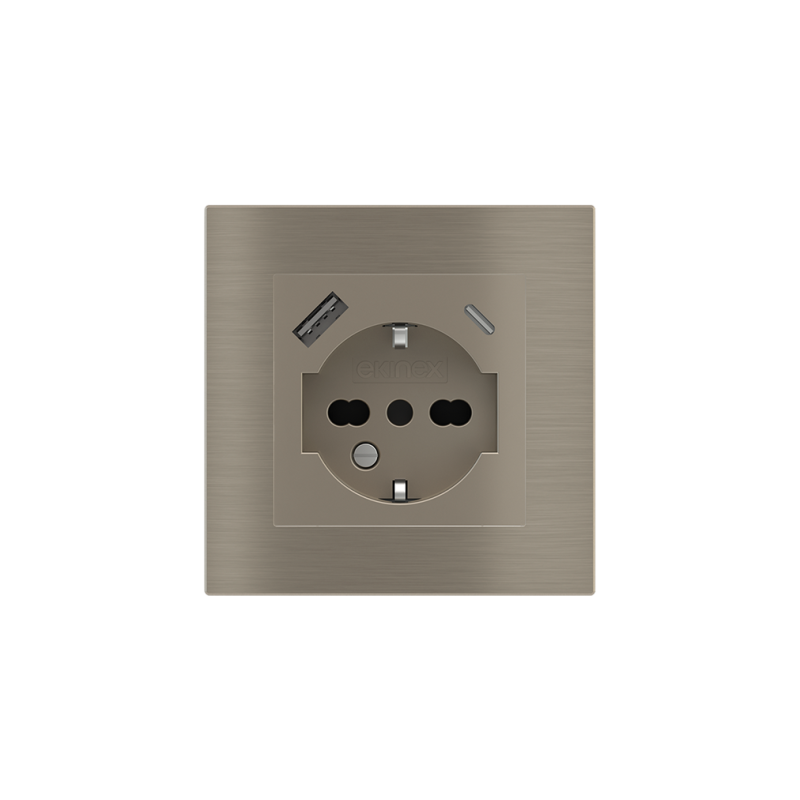 Ekinex Square Plate Deep (FF/71/20Venti) (87x87)